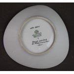 Ashtray/patera, Ludmila POKORNIANKA, 1960 Walbrzych;