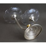 Art Deco double platter, Leon SZACSZNAJDER, Norblin, Warsaw, 1930s.