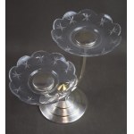 Art Deco double platter, Leon SZACSZNAJDER, Norblin, Warsaw, 1930s.