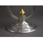 Art Deco double platter, Leon SZACSZNAJDER, Norblin, Warsaw, 1930s.