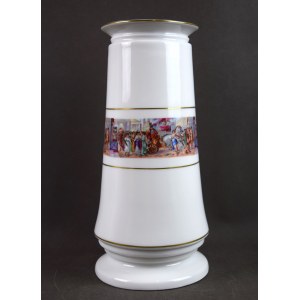 Art Deco Quo vadis vase, Ćmielów, 1930s.