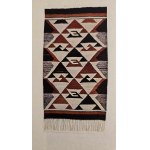 Art Deco kilim, Wanda SAKOWSKA-WANKE, ŁAD cooperative Warsaw, 1930s. Museum-quality!