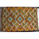 Art Deco kilim, Wanda SAKOWSKA-WANKE, ŁAD cooperative Warsaw, 1930s. Museum-quality!