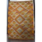 Art Deco kilim, Wanda SAKOWSKA-WANKE, ŁAD cooperative Warsaw, 1930s. Museum-quality!