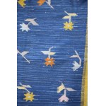 Art Deco style kilim (blue-gray), Poland, 1930s.