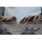 Art Deco style kilim (blue-gray), Poland, 1930s.