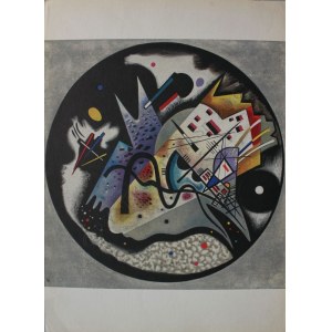 Wassily Kandinsky wg (1866-1944), W czarnym kole(&bdquo;Derri&eacute;re le Miroir&rdquo; no 118, 1960)