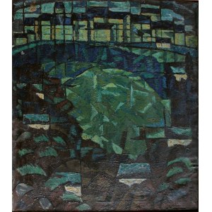 Krystyn Zieliński (1929-2007), Panorama Sandoměře (1955)