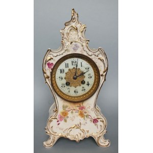 Zegar kominkowy neorokokowy(Niemcy, Bonn, pocz.XX w.), 