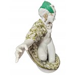 Art Deco odalisque figure by Anton Büschelberger