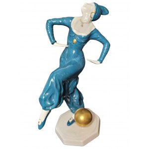 Dancer with ball by Constantin Holzer-Defanti (1881-1951)