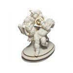 Porcelain figure Putto with ram by Karl Tutter, around 1930/35