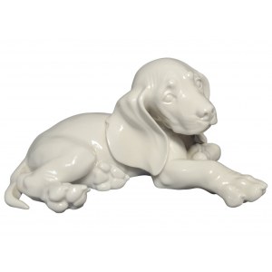 Lying Young Dachshund (SS Allach Model No 1) by T.Kärner