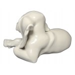 Lying Young Dachshund (SS Allach Model No 1) by T.Kärner