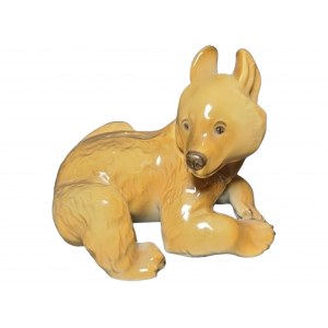 SS Allach Sitting Bear Figurine By Theodor Karner Model 8