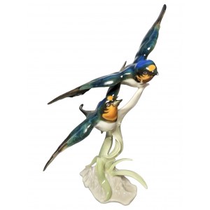 Hutschenreuther Figurine of a Swallow in Flight by Hans Achtziger