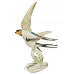 Hutschenreuther Figurine of a Swallow in Flight by Hans Achtziger