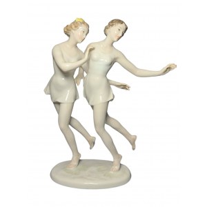 Two females in dance by H. Meisel. Rosenthal