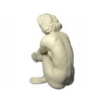 Bisque figure of a bather Hutschenreuther by C. Werner