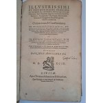 [Z KSIĘGOZBIORU RODZINY NOSTITZ PROCES SĄDOWY] MOLLERO Daniele - Ordinationes & constitutiones de processu iudiciario 1599