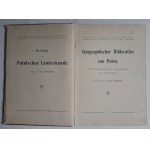 [Atlas geograficzny Polski] WUNDERLICH E. - Geographischer Bilderatlas von Polen 1917