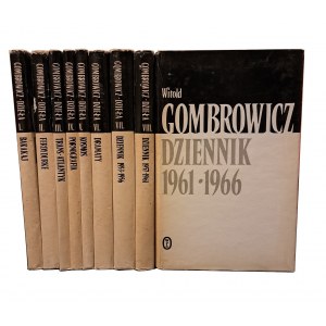 GOMBROWICZ Witold - Dzieła tom I-IX [wydanie I, zbiorowe] 1986