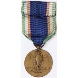 Kingdom, Vittorio Emanuele III, Medal for Italian schools abroad n.d.
