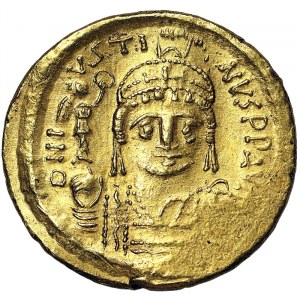 Roman Coins, Justinian II, Solidus n.d., Constantinople