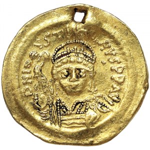 Roman Coins, Justinian II, Solidus n.d., Constantinople