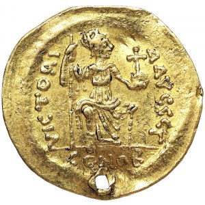 Roman Coins, Justinian II, Solidus n.d., Constantinople