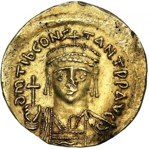 Roman Coins, Tiberius II Constantinus, Solidus n.d., Constantinople