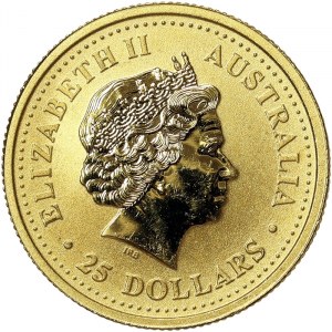 Australia, Elizabeth II, 25 Dollars 2001