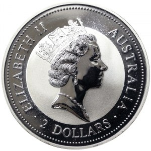 Australia, Elizabeth II, 2 Dollars 1997