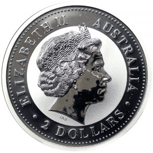 Australia, Elizabeth II, 2 Dollars 1999