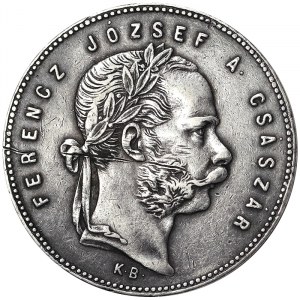 Austria, Franz Joseph I, 1 Forint 1868, Kremnitz