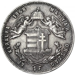 Austria, Franz Joseph I, 1 Forint 1868, Kremnitz