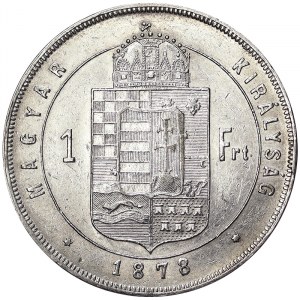 Austria, Franz Joseph I, 1 Forint 1878, Kremnitz
