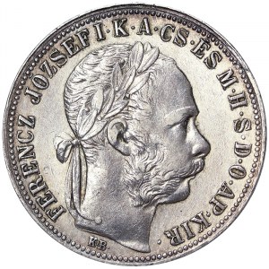 Austria, Franz Joseph I, 1 Forint 1890, Kremnitz