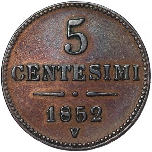 Austria, Franz Joseph I, 5 Centesimi 1852, Venice