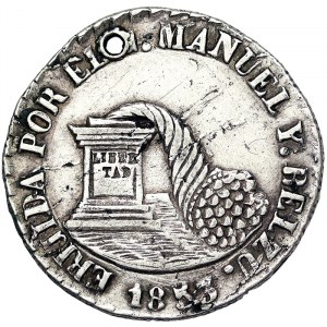 Bolivia, 2 Soles 1853, La Paz