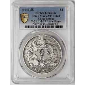 China, 1 Dollar 1911, Tientsin