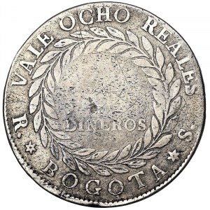 Colombia, 8 Reales 1846, Bogotà