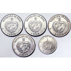 Cuba, Lot 5 pcs.