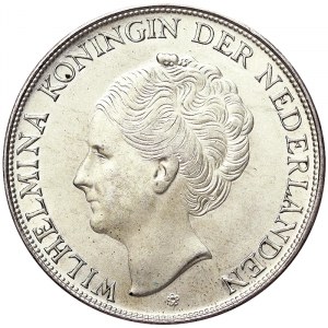 Curacao, Wilhelmina, 2-1/2 Gulden 1944