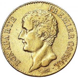 France, Napoleon I First Console, 20 Francs An. 12 1803-1804, A Paris