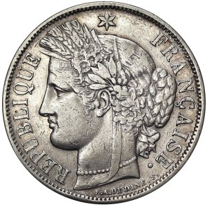 France, 5 Francs 1870, A Paris