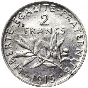 France, 2 Francs 1915, A Paris