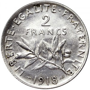 France, 2 Francs 1918, A Paris