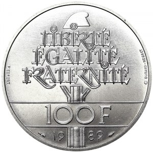 France, 100 Francs 1989, Paris