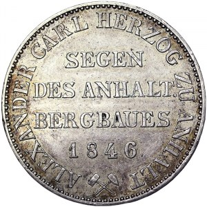 Germany, Alexander Karl, Taler 1846, A Berlin